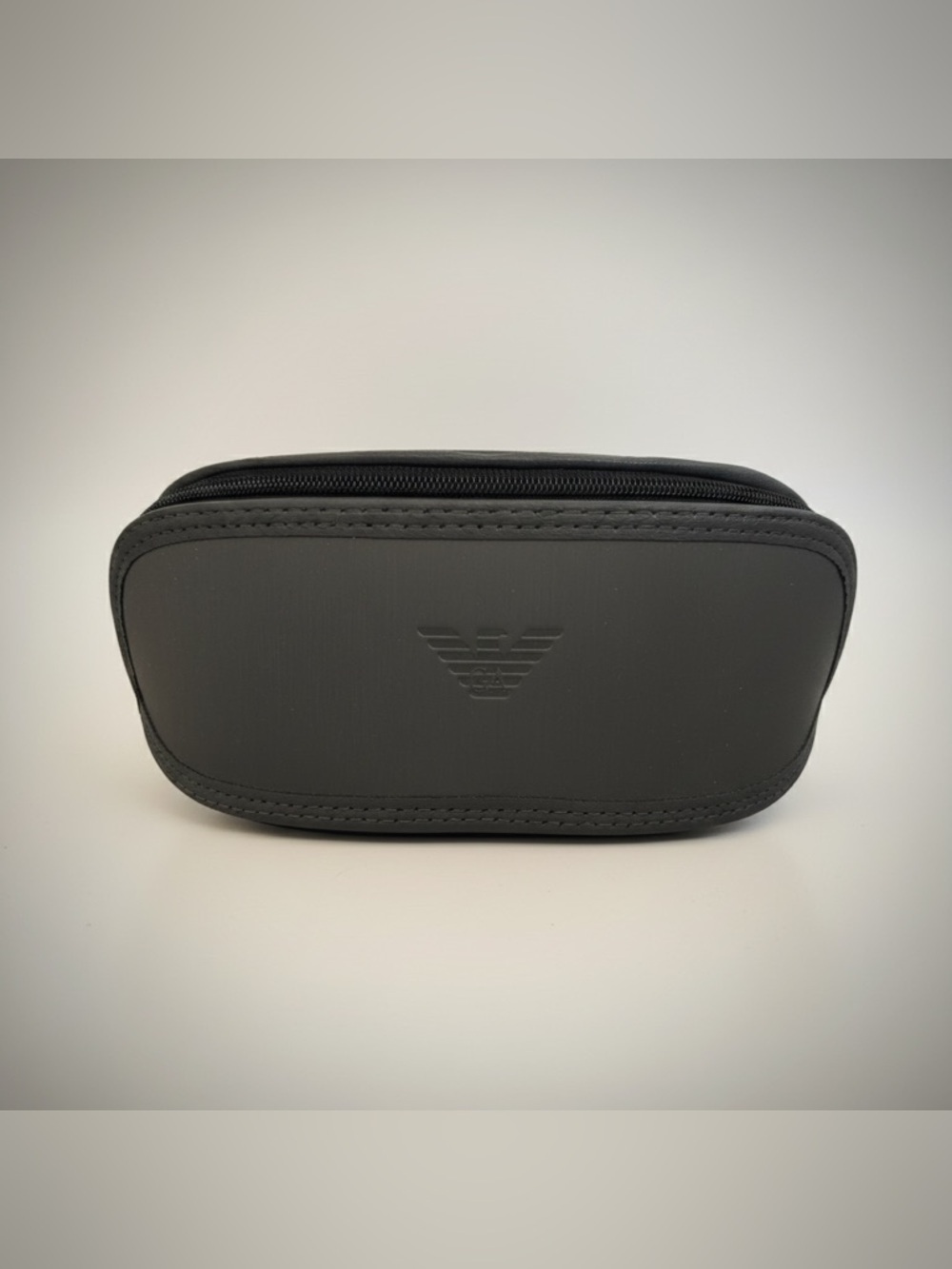 Emporio Armani Matte Grey Sunglasses 🕶️ Case with Embossed Eagle